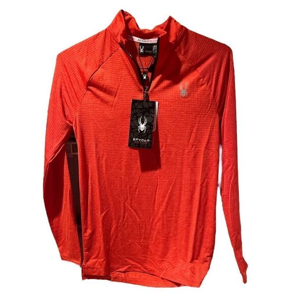 🆕 Spyder Men’s Mockneck Raglan Sleeve Polo size Small - Picture 4 of 14